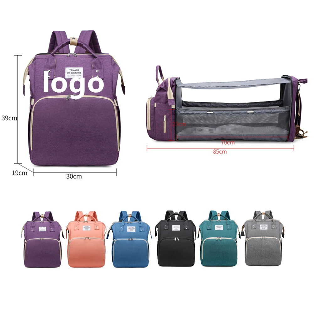 Portable Mommy Diaper Backpack w/USB Charging Port 1