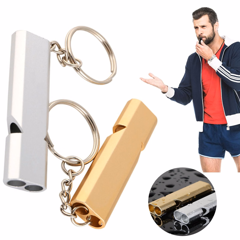 Aluminum Alloy Survival Whistle