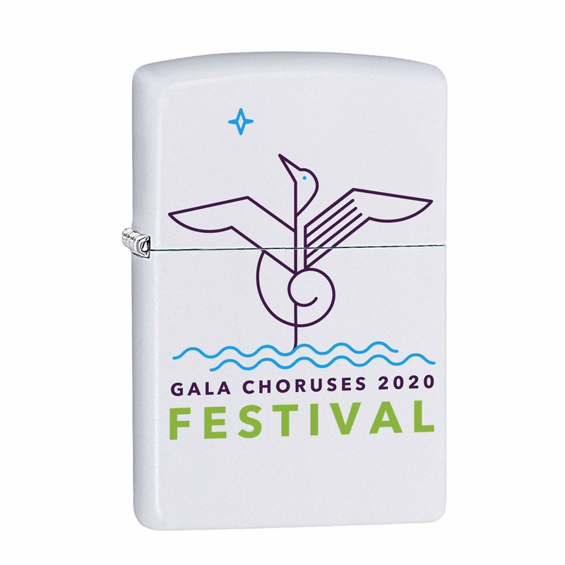 White Matte Windproof Zippo® Lighter