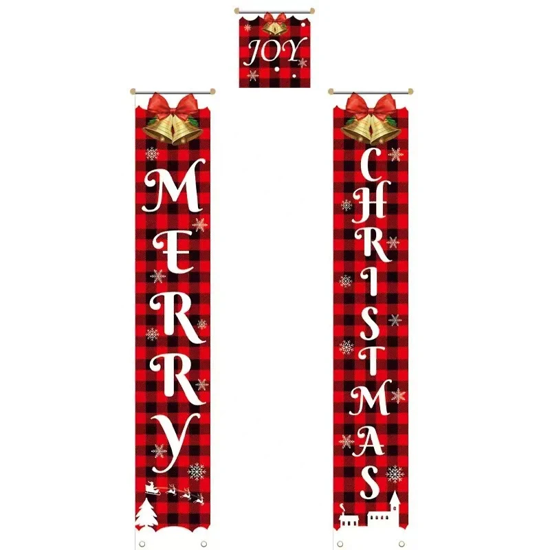 Christmas Window Hanging Flag Door Hanger 1