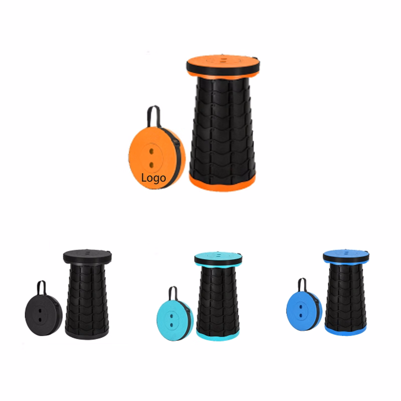 Portable Retractable Folding Stool Collapsible Telescoping