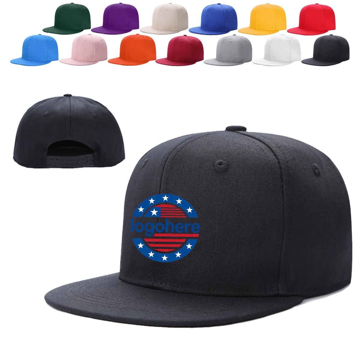 MOQ 10 Moisture Wicking Snapback Hat 1