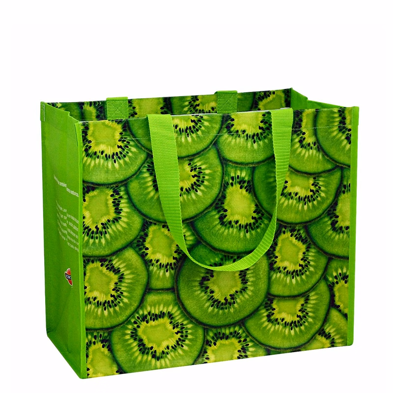 Custom 145g Laminated Woven PP Tote Bag 16"x14"x9"