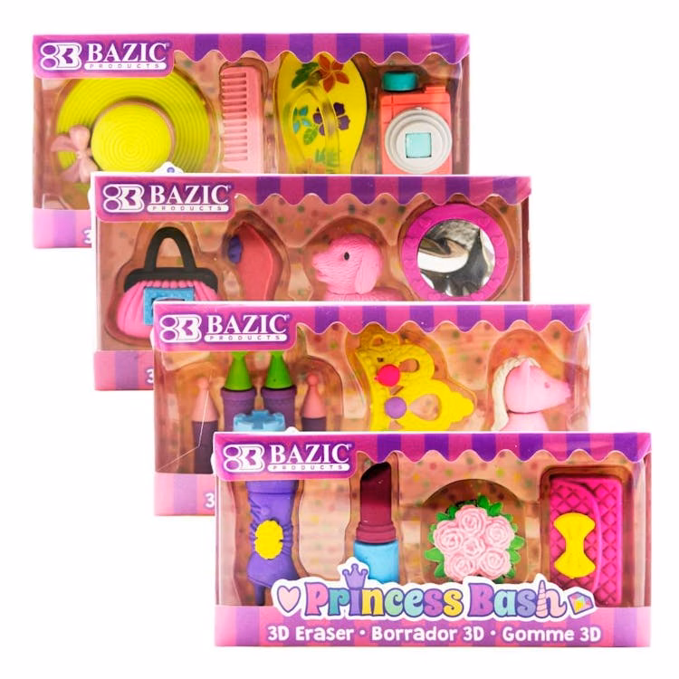 3D Eraser Sets - Princess Bash