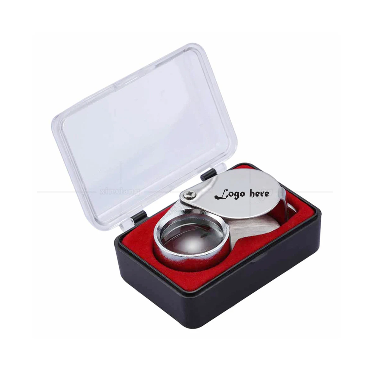 Metal 10x-30x Folding Jewelry Glass Lens Magnifier 1