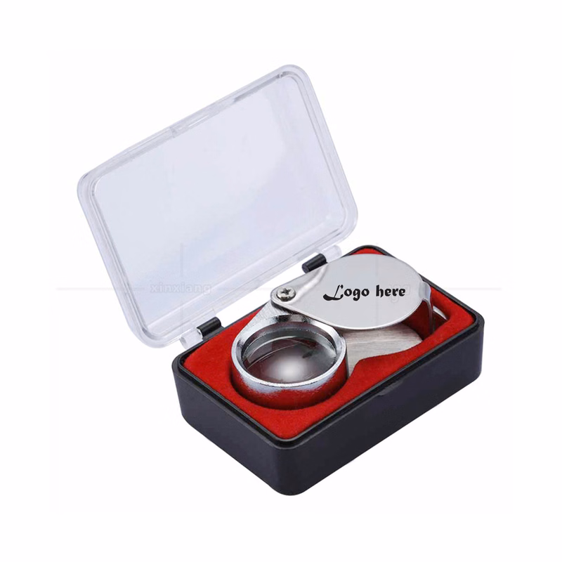 Metal 10x-30x Folding Jewelry Glass Lens Magnifier