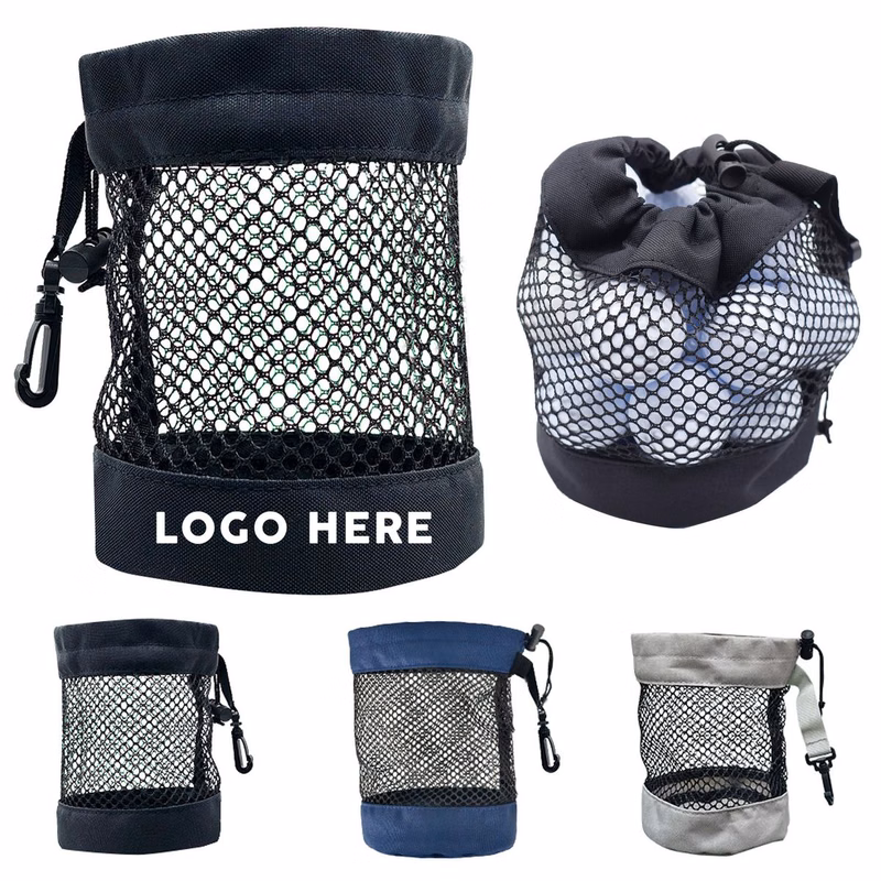 Nylon Drawstring Golf Net Bag