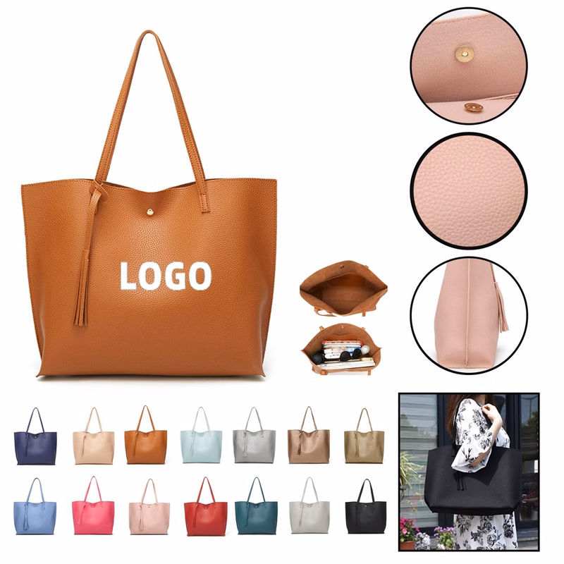 Leather Tote Shoulder Bag