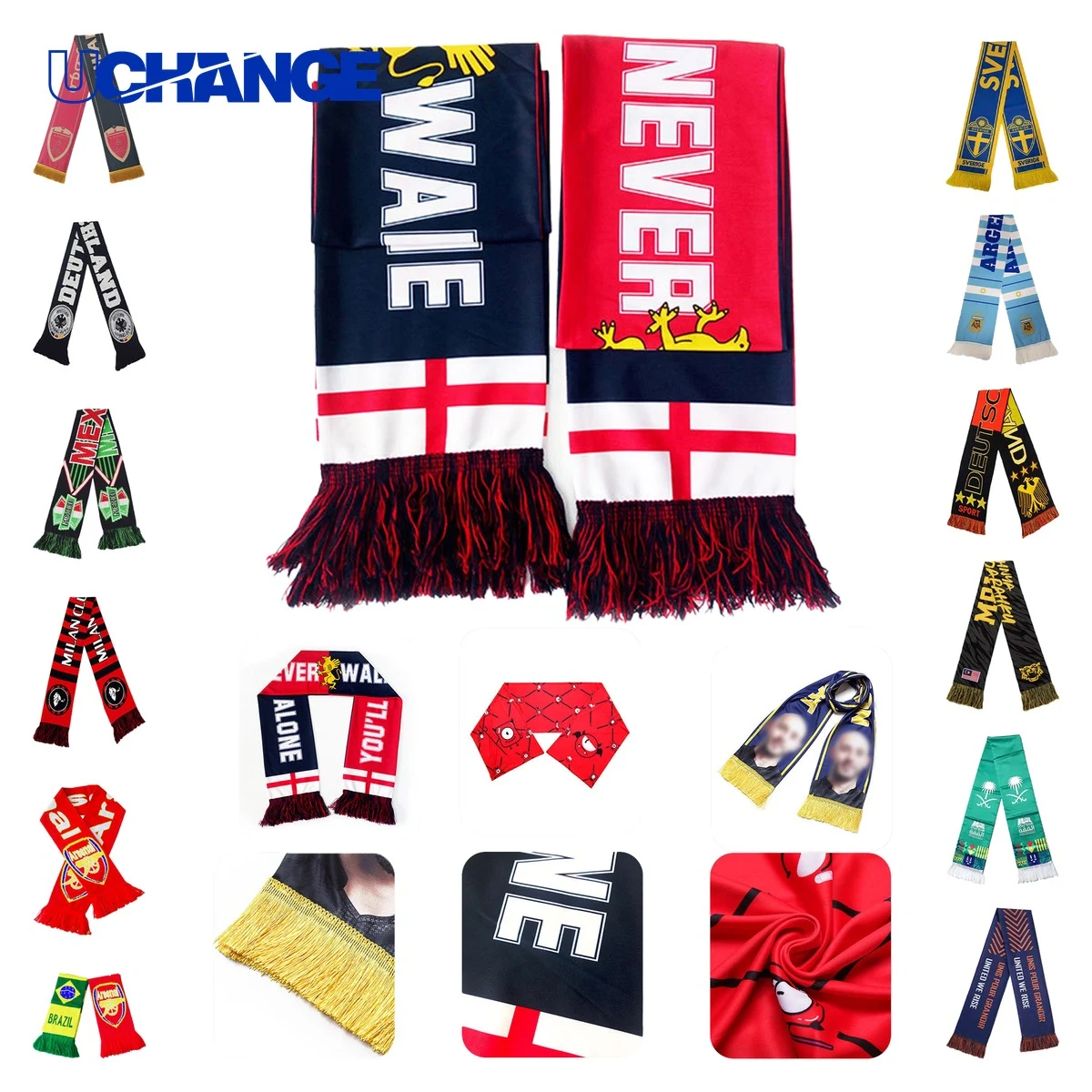 Team Spirit Acrylic Scarf 1