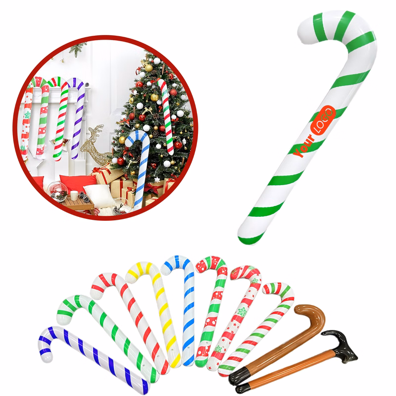 Christmas Atmosphere Candy Cane Balloon