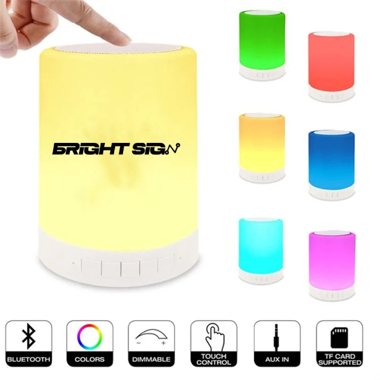 Touch Bedside Lamp with Bluetooth Speaker 1