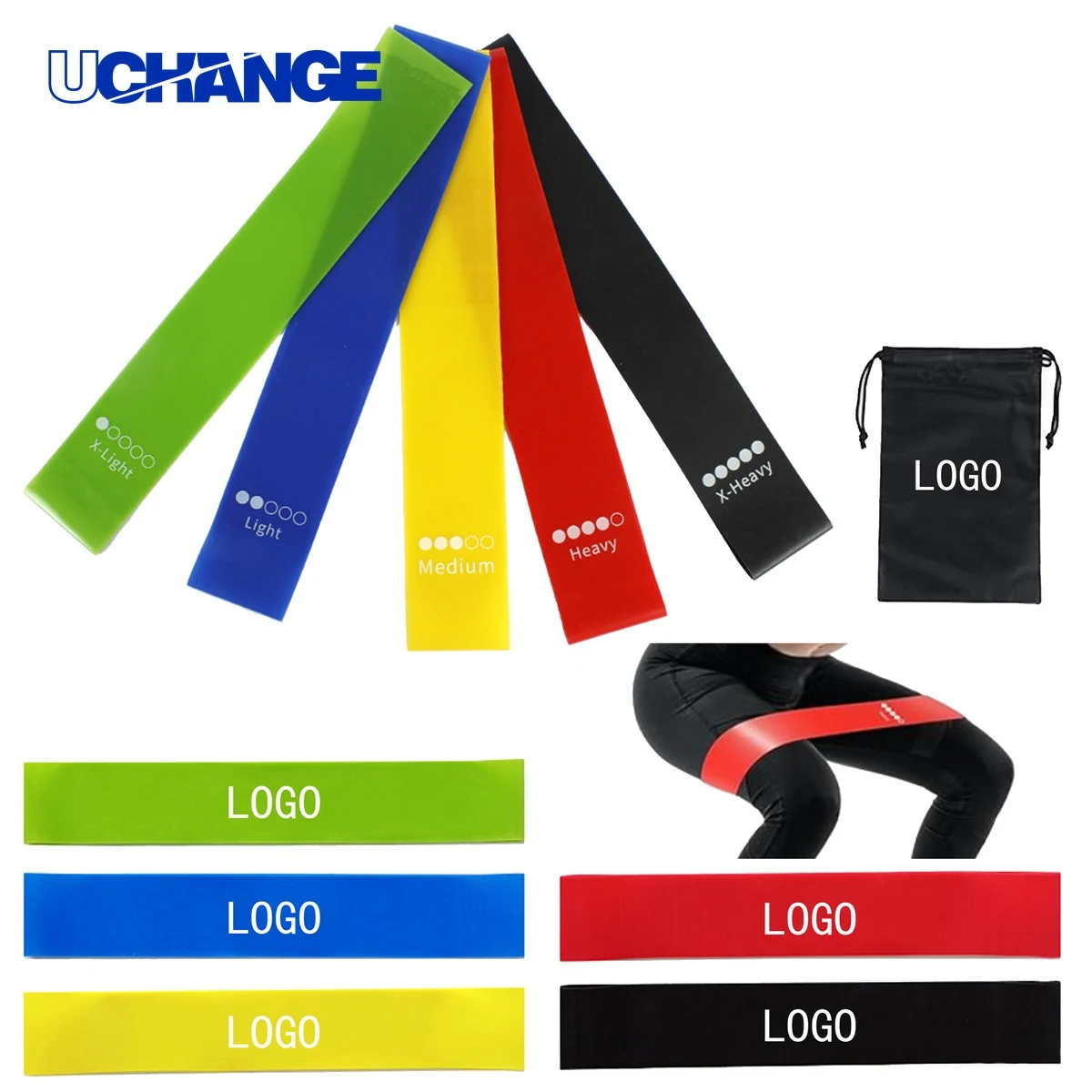 Five Color Yoga Storage Bag Resistance Band 1