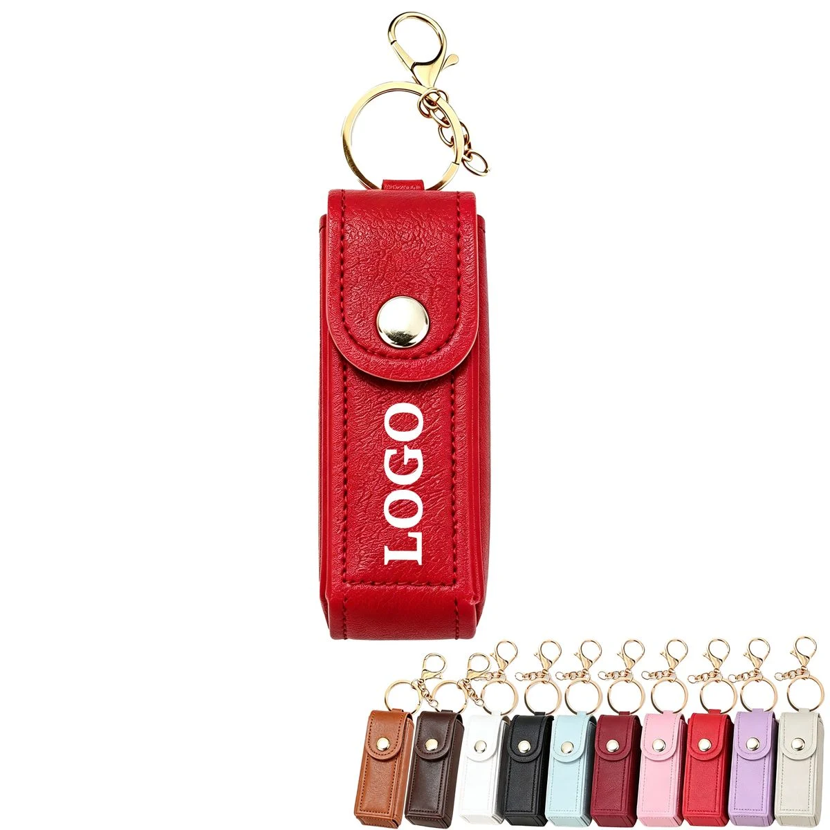 MOQ 20 Piece Keychain Lipstick Case 1