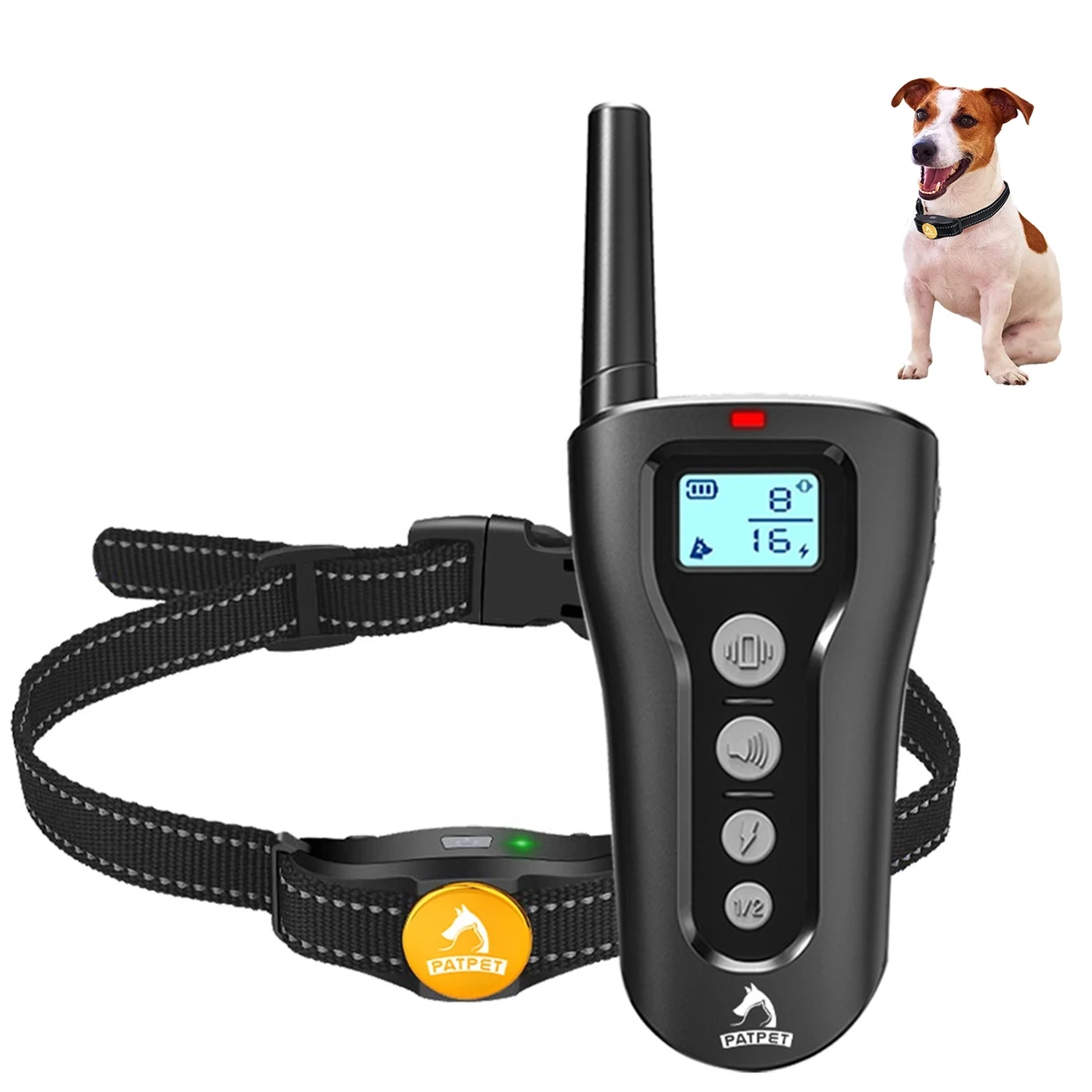 Rechargeable Dog Training Shock Collar w/ Remote 1