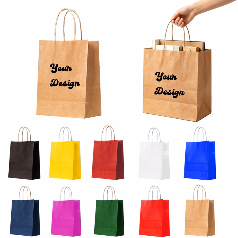 Eco-Friendly Kraft Paper Tote Bag for Daily Use