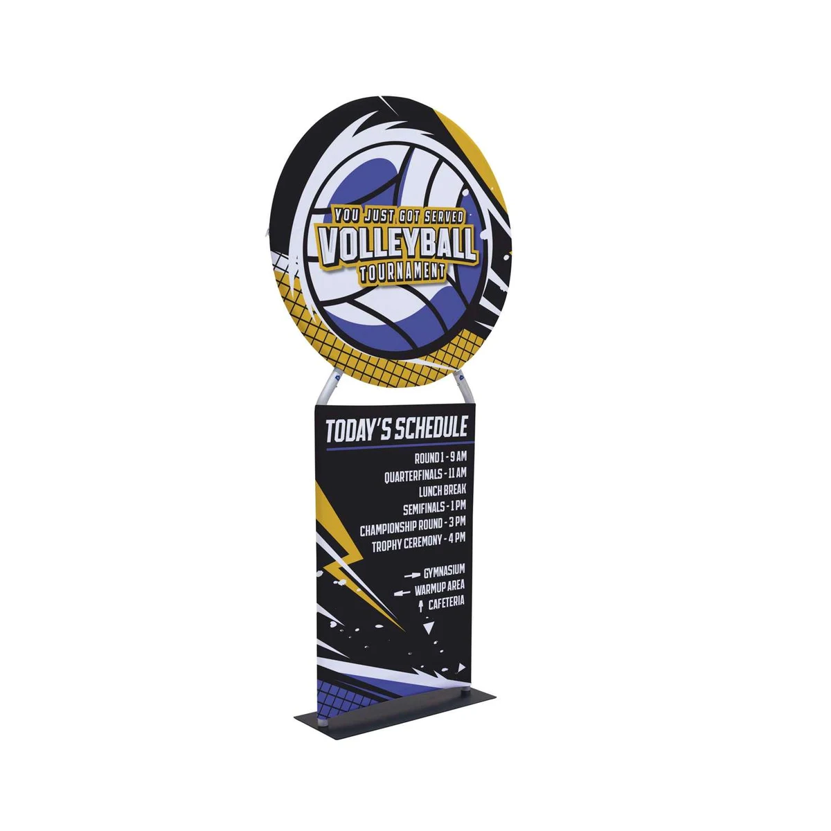 36" EuroFit™ Round Banner Display Kit 1