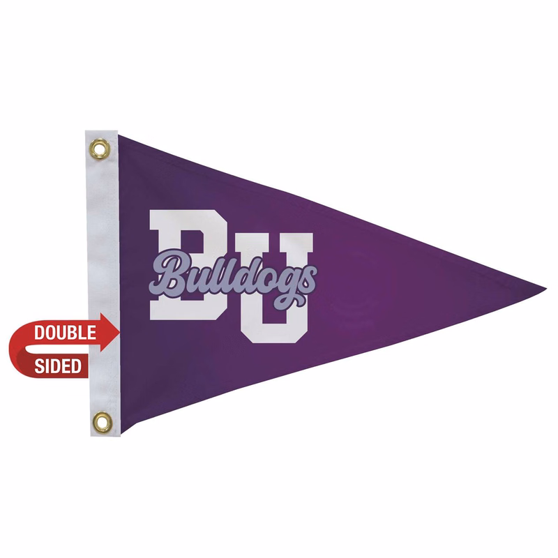 12" x 18" Nylon Pennant Flag Double-Sided