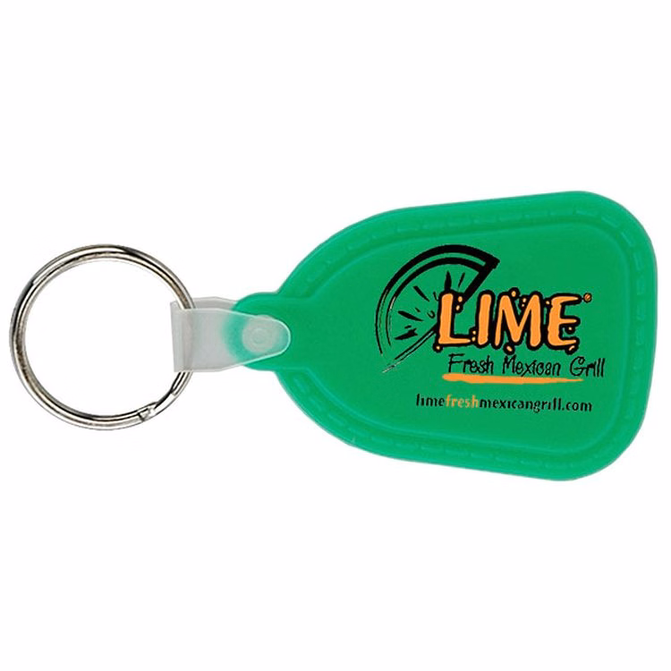 Soft Squeezable Key Tag (Teardrop)