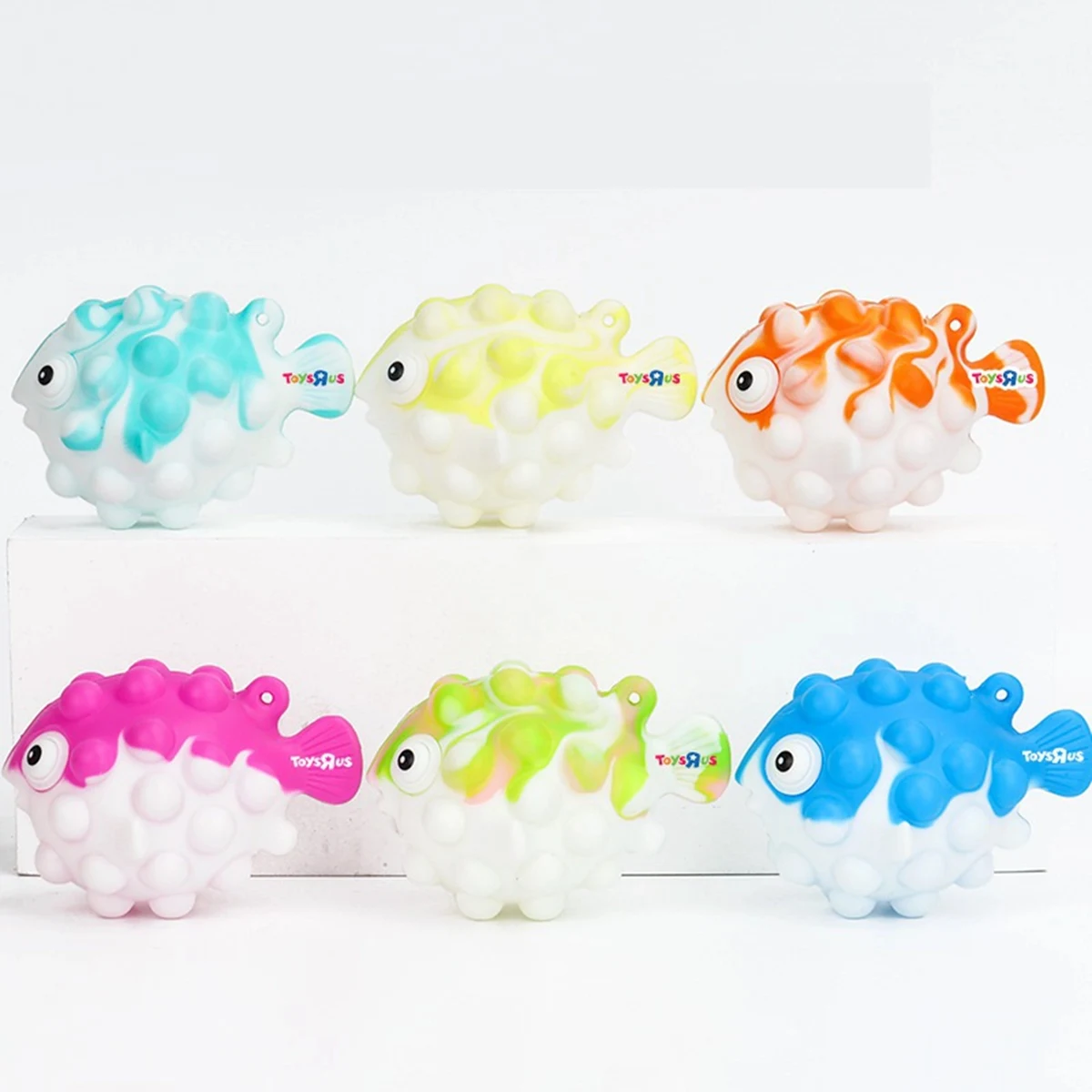 Globefish Shaped Push Pop Bubble Anti Stress Ball 1