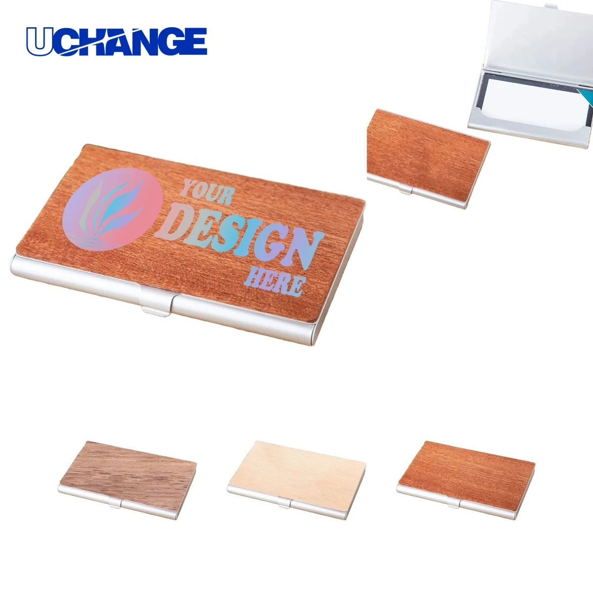 Wood Alloy Card Case 1