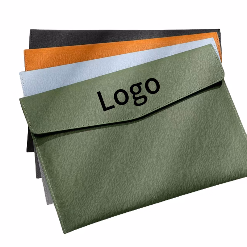 Custom Logo Lychee Grain File Folder