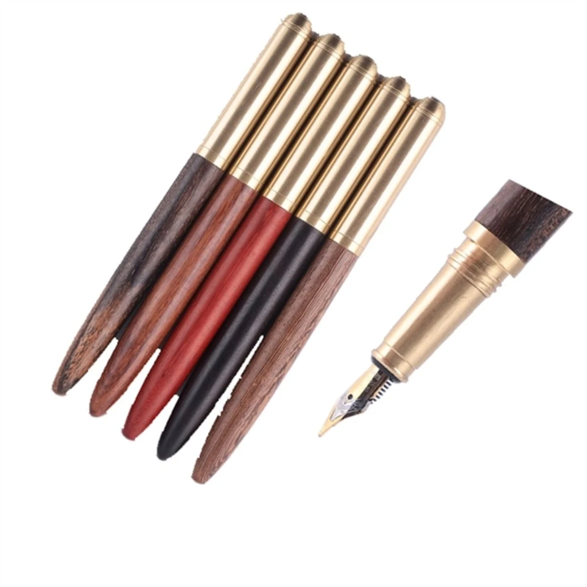 Recycle Wooden Pen With Custom Logo 1