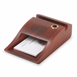 Memo Pad Box w/ Pen Stand and Business Card Holder