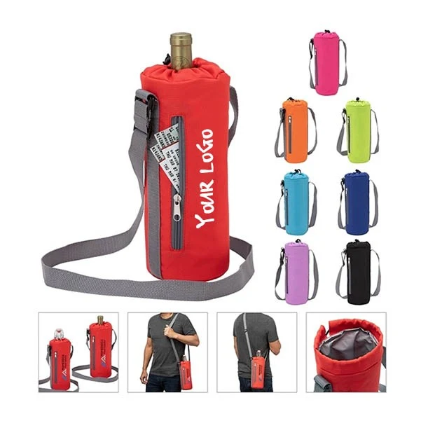 Bottle Carrier Cooler Bag WithShoulder Strap 1