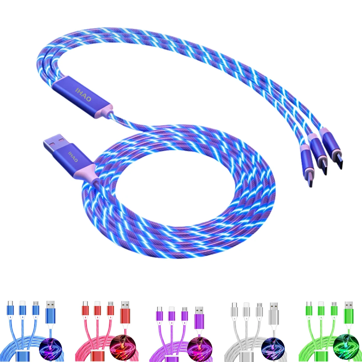 3 in 1 Light Up Charging Cable 1