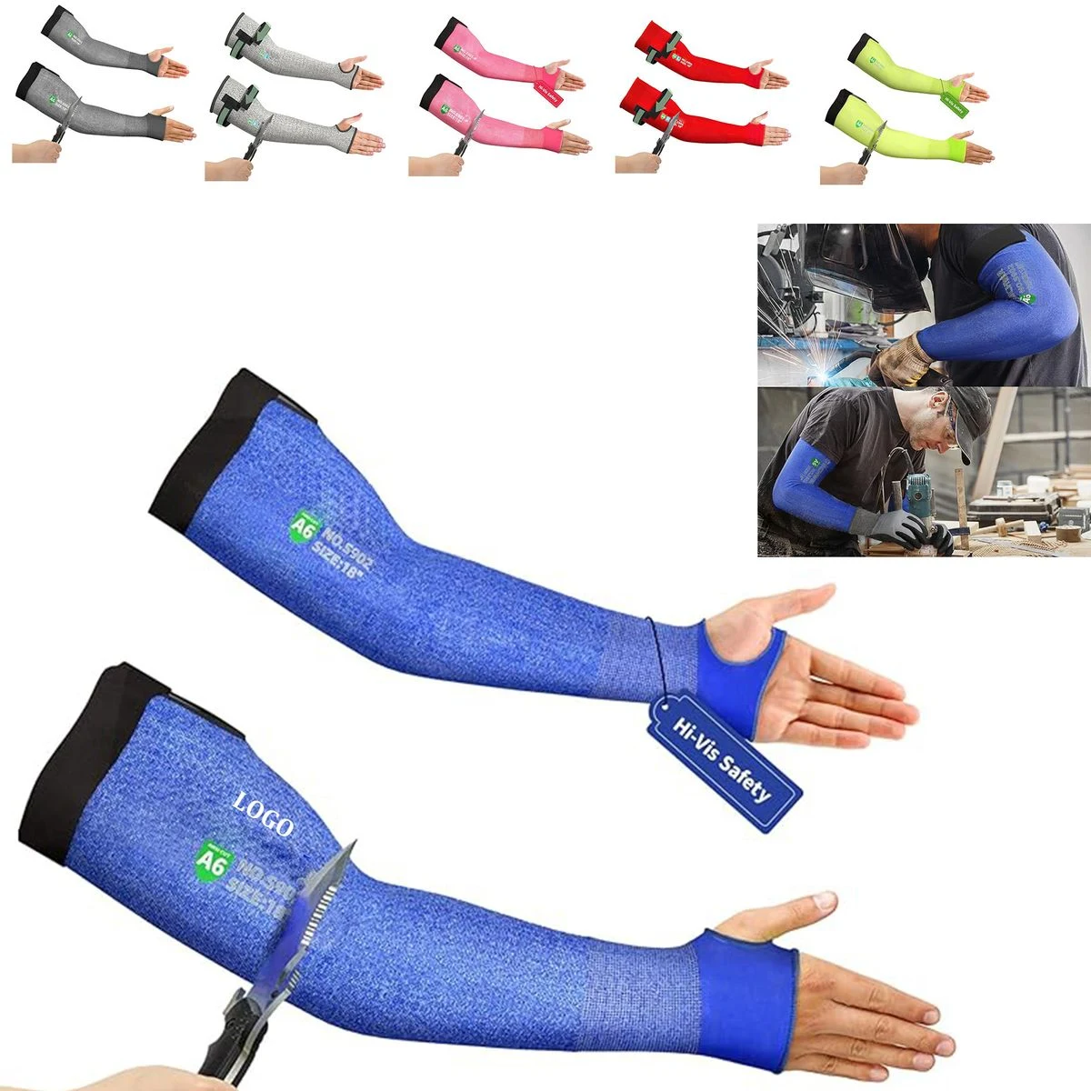 Unisex Cut Resistant Arm Sleeves 1