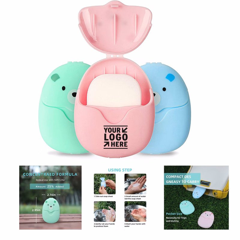 Mini Portable Disposable Travel Paper Soap Sheets