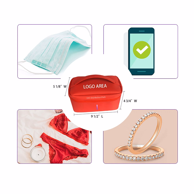 290T Polyester Taffeta UVC Disinfection Sterilization Sanitizer Package Bag