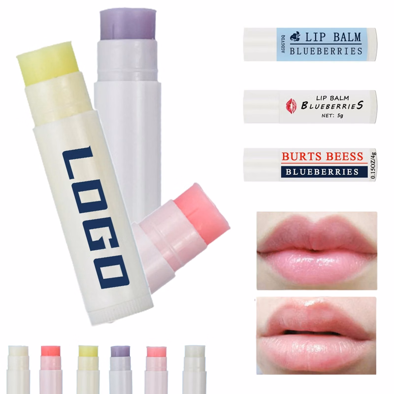 Colorful Label Natural Lip Balm MOQ100pcs