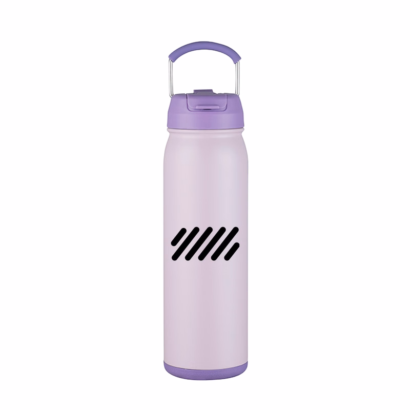 Slate 24 oz Bottle with Dual Lid