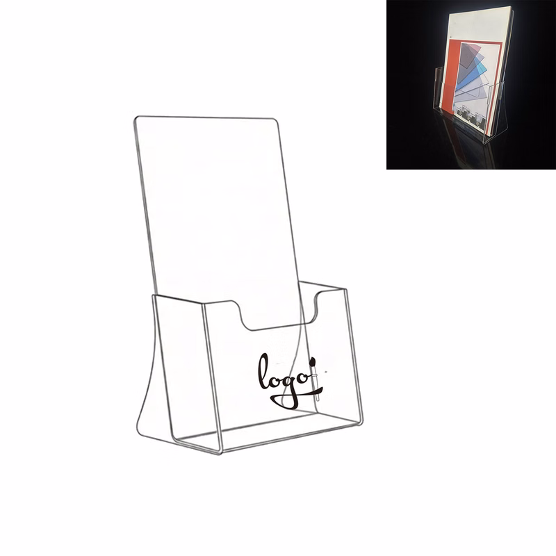 Crystal Clear Acrylic Brochure Stand