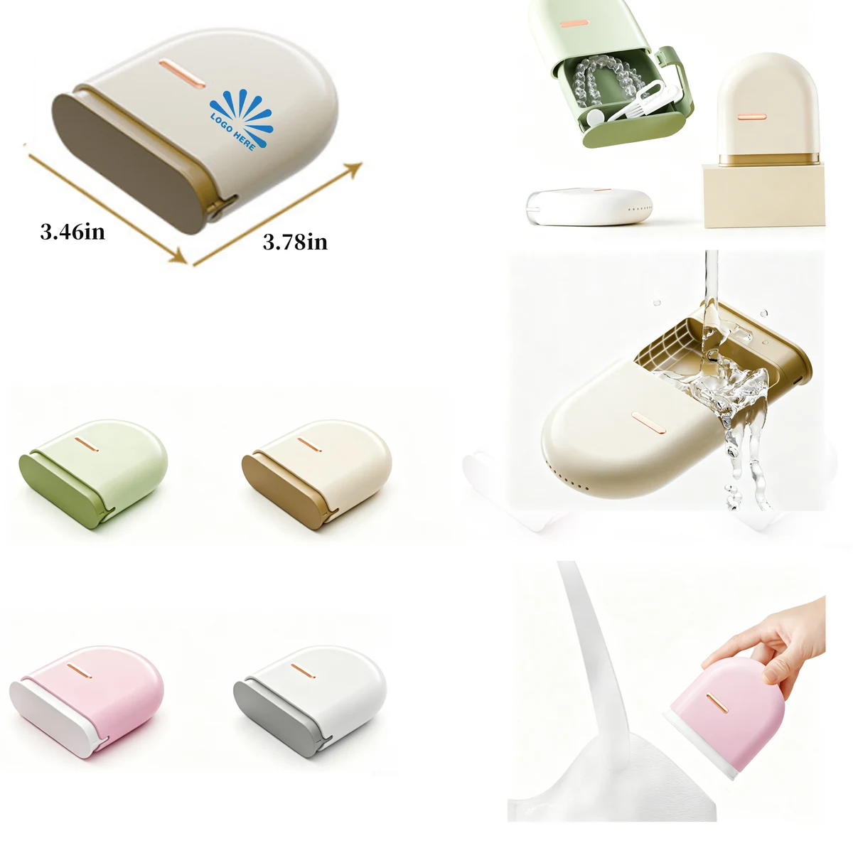 Portable Retainer Case With Vent Holes 1