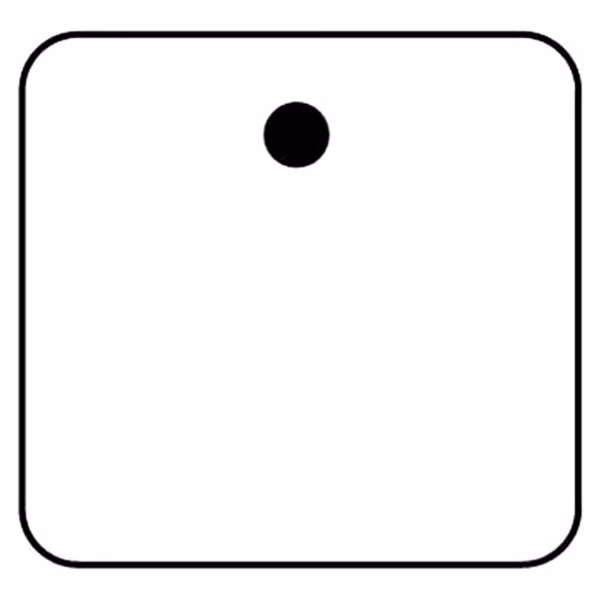 Square 2 Key Tag - Spot Color