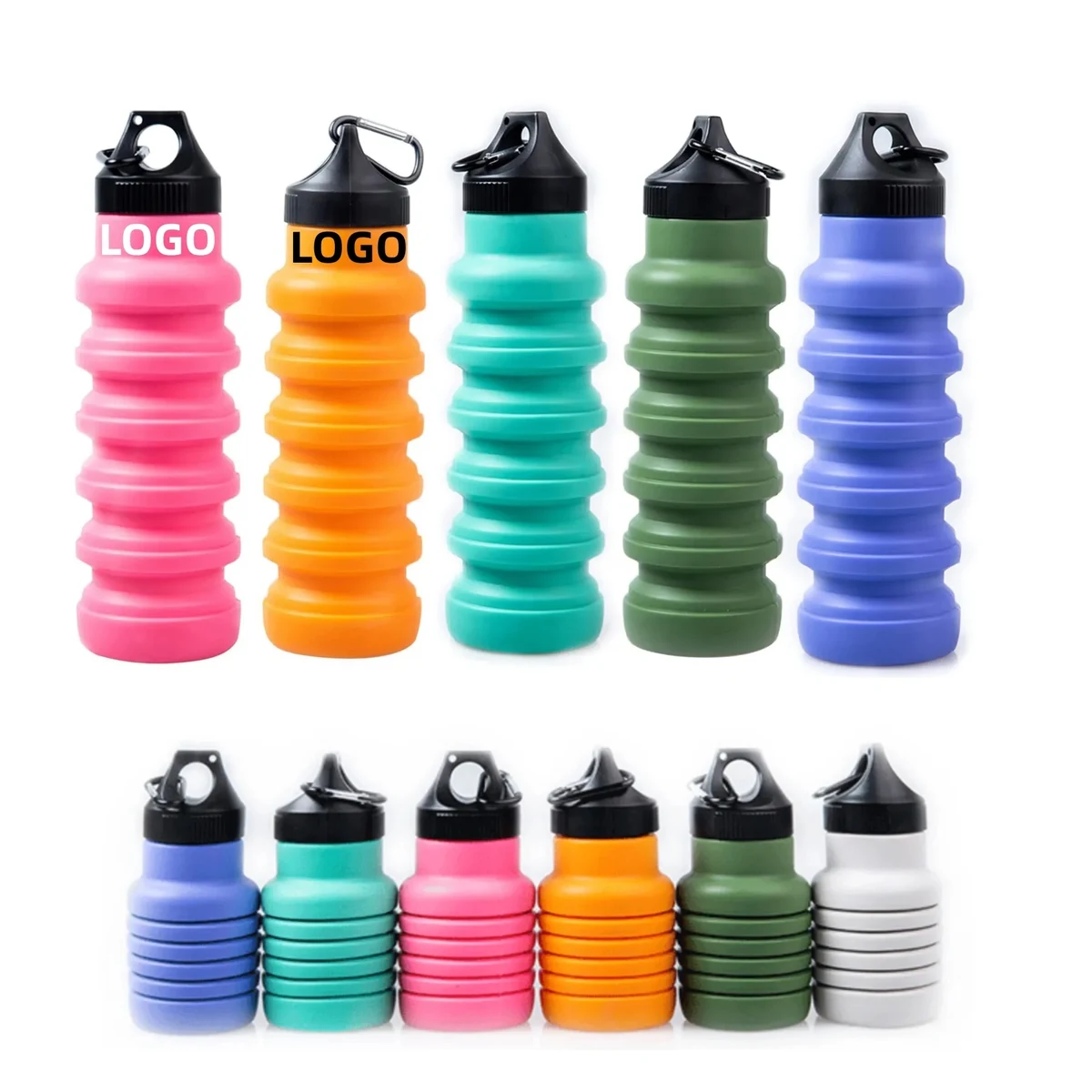 550ML/18 Oz Silicone Folding Cup 1