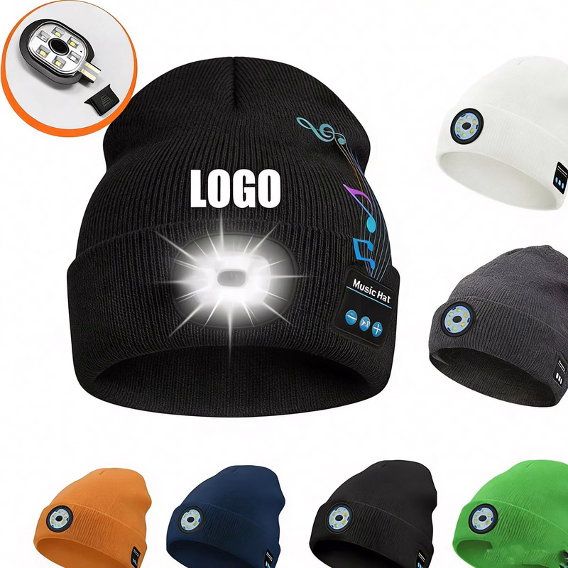 Light Up Beanie Wireless Hat with Colorful LED