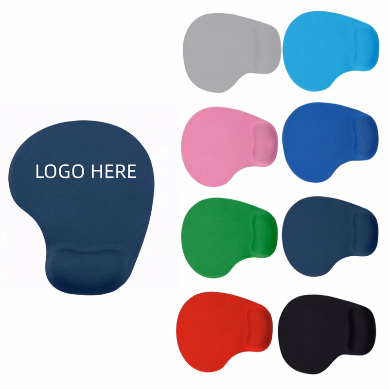 Solid Color Mouse Pad With Wrist Rest