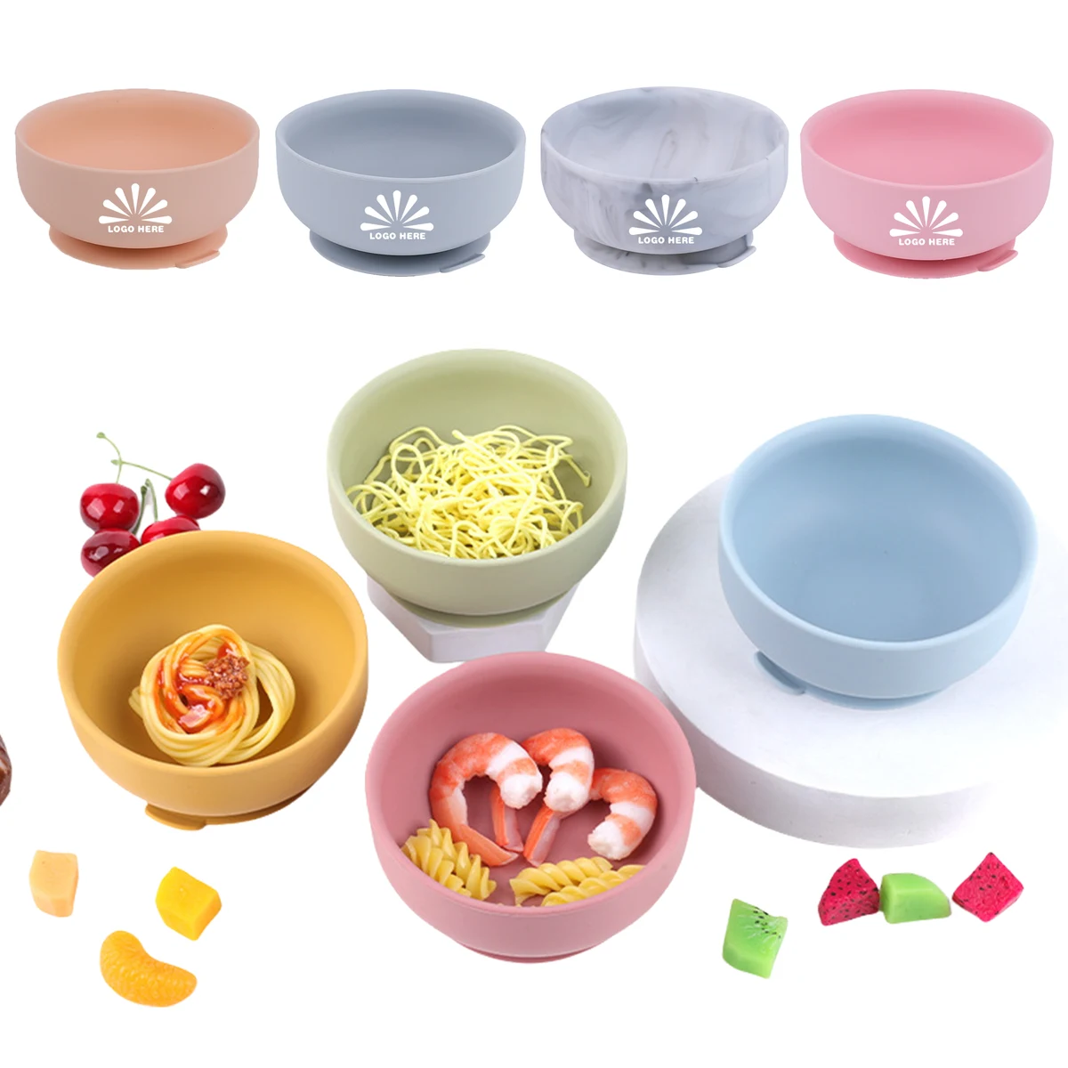 Baby Silicone Food Bowl 1