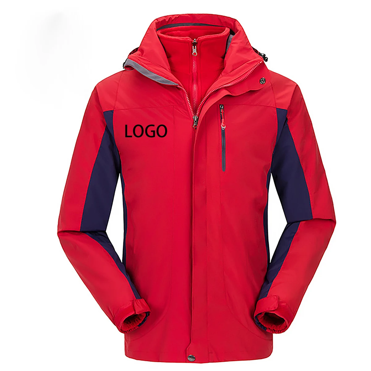 3 in 1 Winter Ski/Snow Waterproof Windproof Jacket with inner Fleece 1