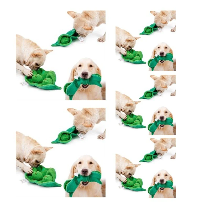 Pea-shaped sniff dog toys
1