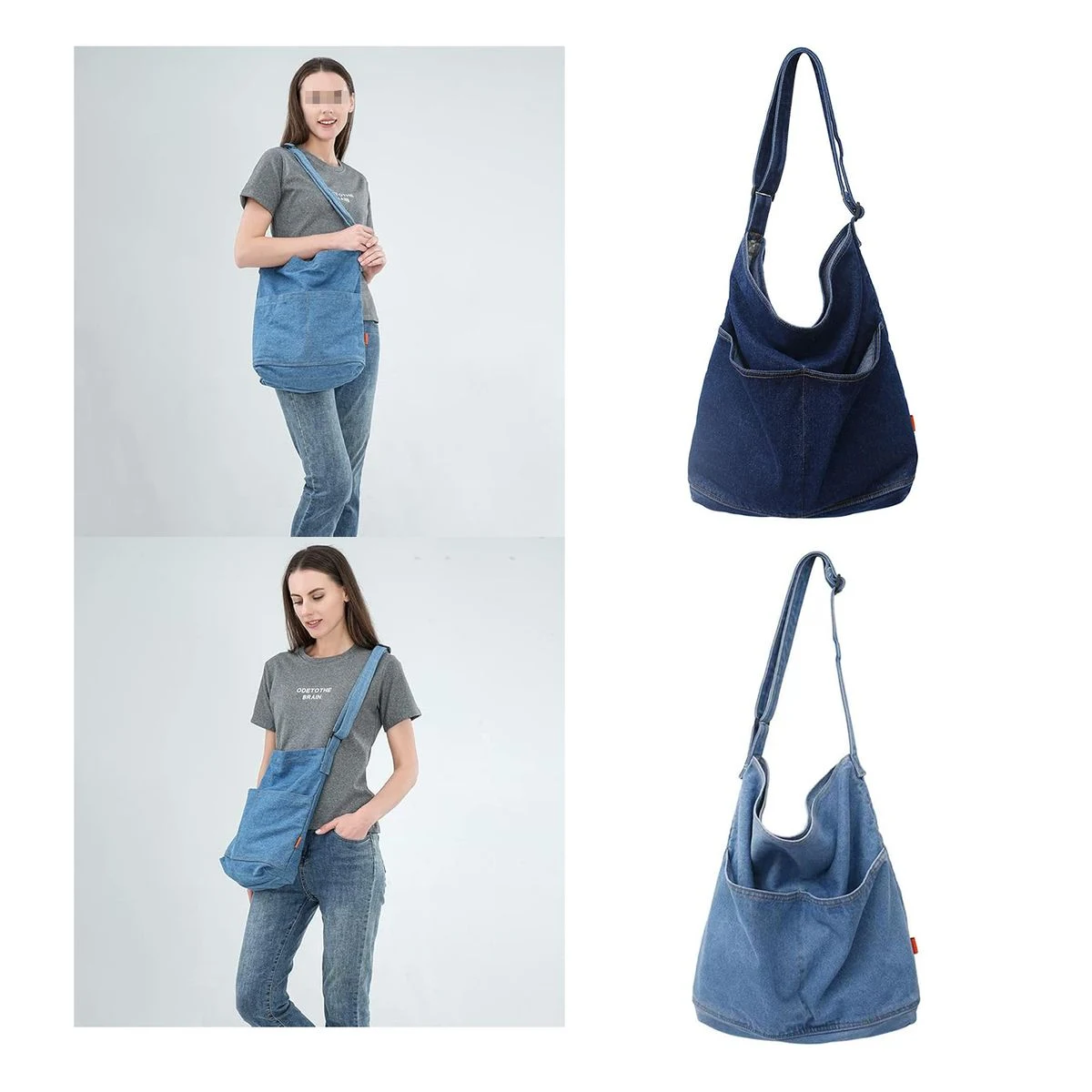 Denim Shoulder Bag 1