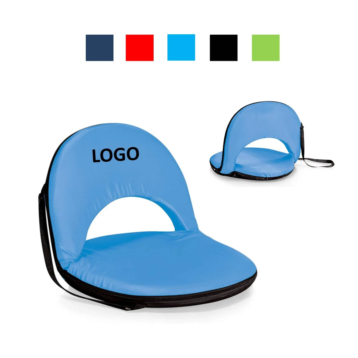 Outdoor Beach Back Support Floor Chair 1