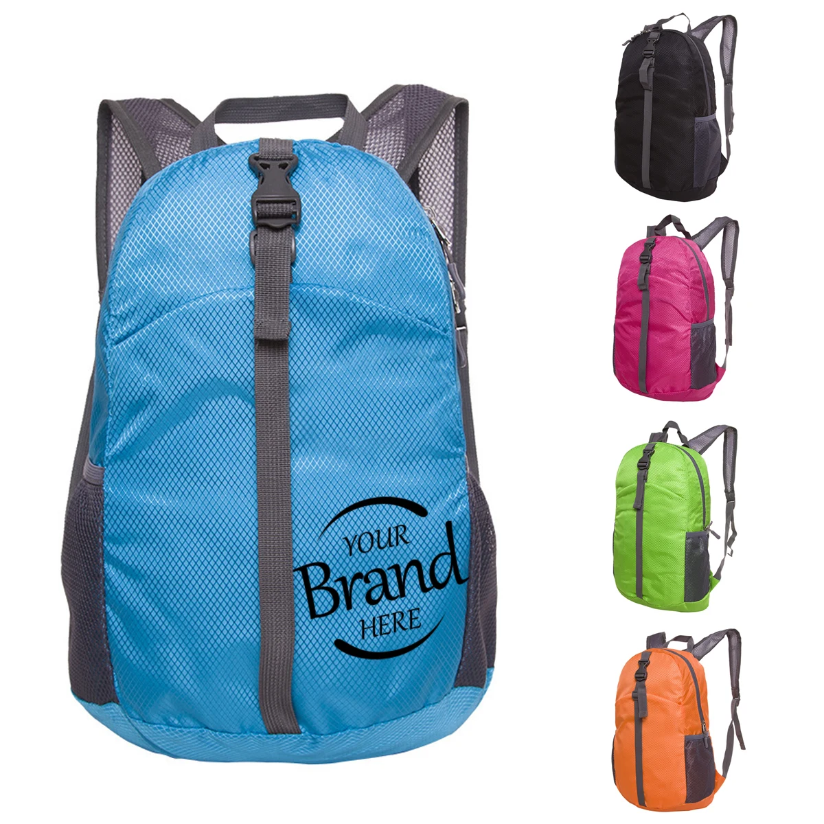 Polyester Foldable Hiking Backpack 1