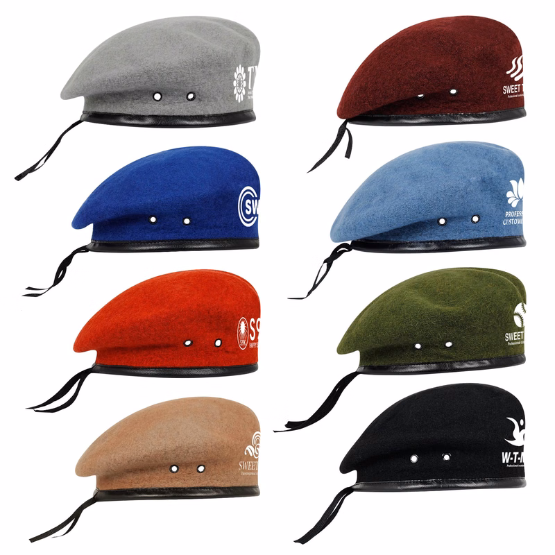 Adjustable Wool Military Beret