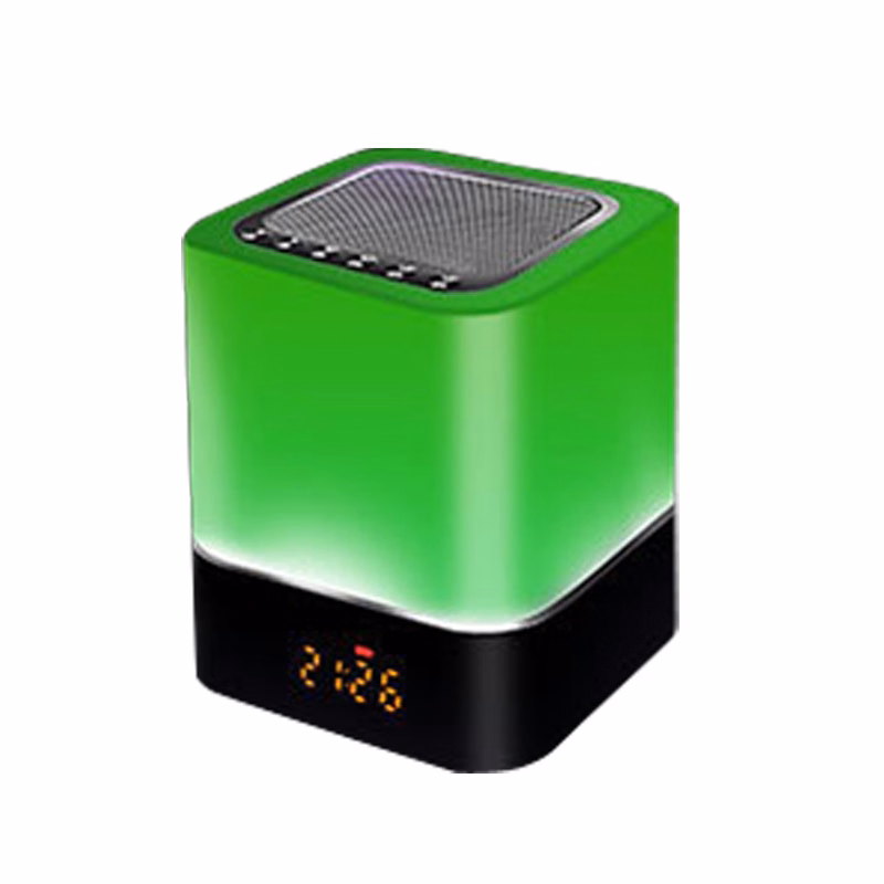 Bluetooth Speaker With Led Lights & Clock