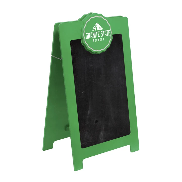 A-Frame Chalkboard with Round Header 1