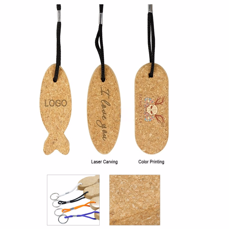Floating Cork Keychain